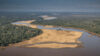 Luangwa River, Luangwa Valley. Aerial Scenic Shot